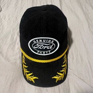 Ford Black Cap with Yellow Accents